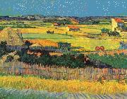 Vincent Van Gogh Harvest at La Crau Sweden oil painting reproduction